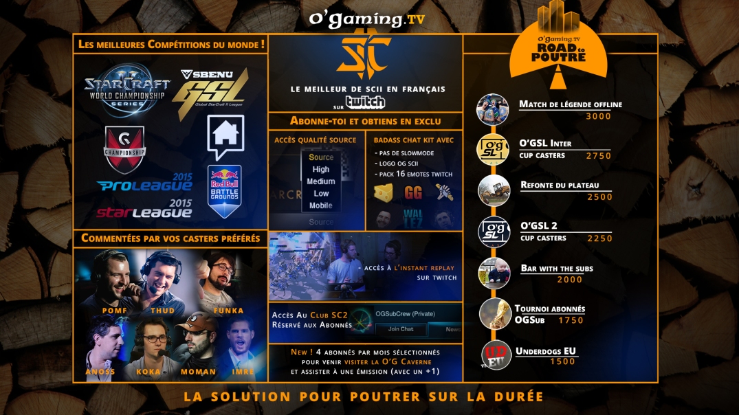 Road to poutre Ogaming TV starcraft2
